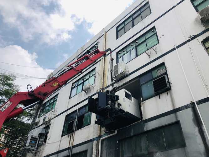 邺盛吊装为万顺兴科技公司厂房搬迁提供吊装服务